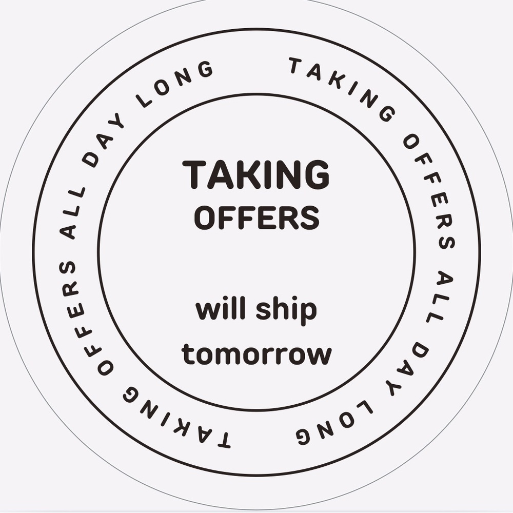 Taking Offers Sticker